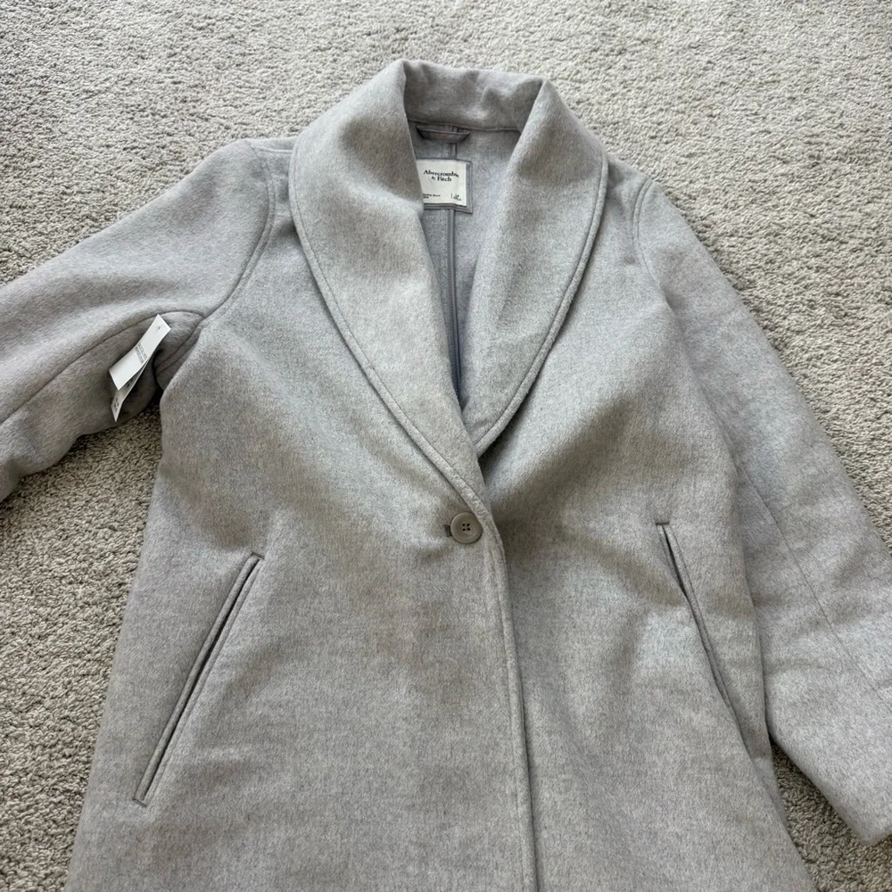 Abercrombie & Fitch Wool Cloth Blanket Coat - Picture 4 of 7